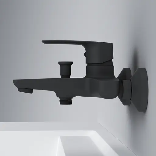 Смеситель для ванны Am.Pm Gem black matt F90E10022 Черный матовый - фото 9