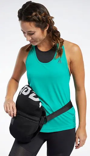 Спортивна сітчаста сумка-рюкзак Reebok 17L чорний sum0028793 - фото 6