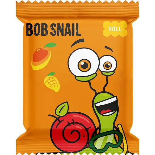 Уцінка. Фруктові мангові цукерки Bob Snail 100 г (10 шт. х 10 г) - фото 2