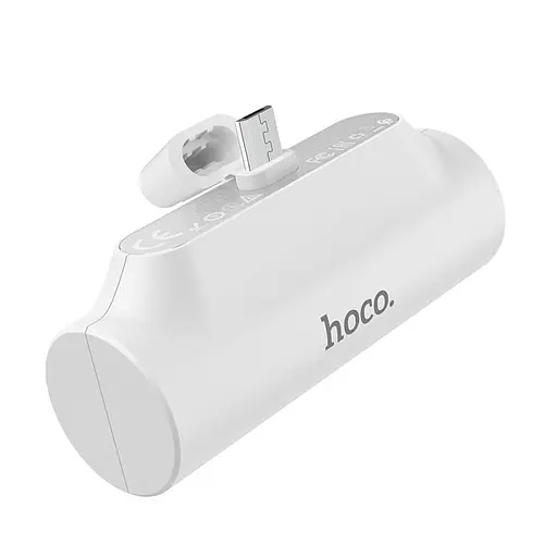 Зовнішній акумулятор Hoco 4000mAh DB16 Straight with Micro USB holder - фото 1