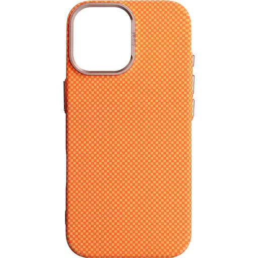 Чехол ArmorStandart LikeCarbon2 SE MagCase для Apple iPhone 17 Kevlar Orange Rose Gold (ARM89167) [156299] - фото 1