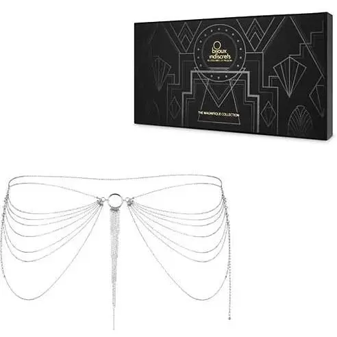 Цепочка трусики или лиф Bijoux Indiscrets Magnifique Waist Chain - silver - фото 4