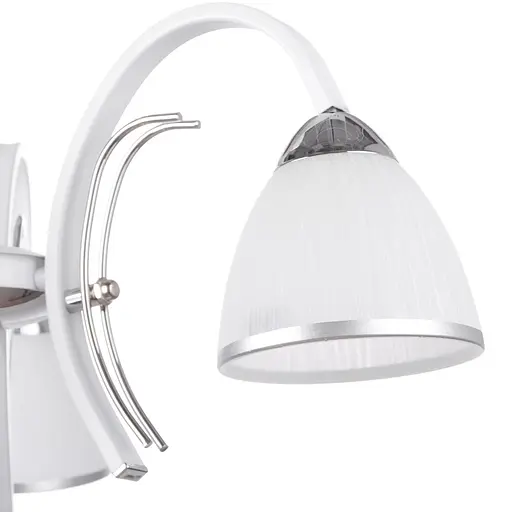 Люстра стельова Brille в спальню E2760W WH (LK-548C/3) - фото 3