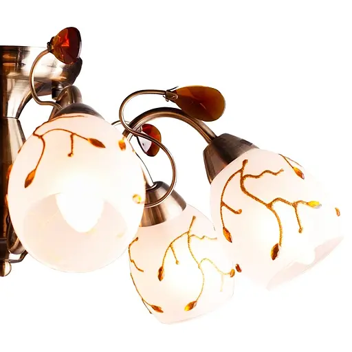 Люстра стельова Brille класична E14 60W G (LK-167C/6) - фото 2