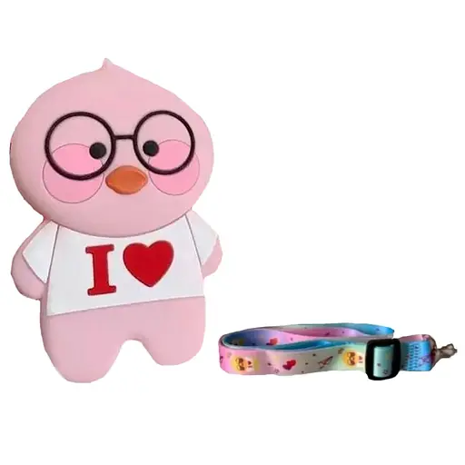 Сумочка силиконовая, C4352 утенок Розовый