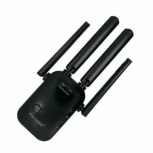 Ретранслятор Pix-Link X300R2 300Мбит/с 2.4ГГц Черный (UNRWSW020403B 7706) - фото 2