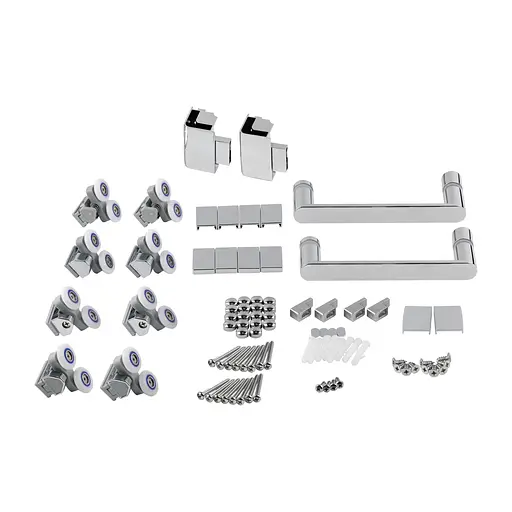 Душова кабіна Qtap Taurus CRM1011SC6 100x100 см, скло Clear 6 мм, покриття CalcLess без піддона, Універсальна, хром, без поддона - фото 7