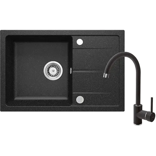 Мойка кухонная Deante Leda + смеситель BEN_262M - фото 1
