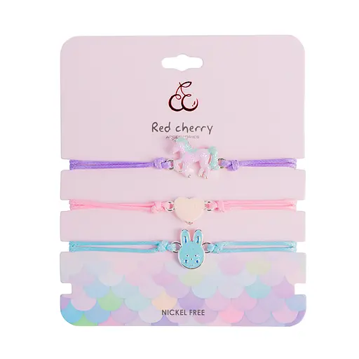 Набор браслетов Сказочные персонажи 3шт