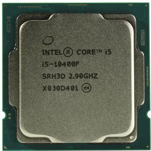 Процессор Intel Core i5 10400F (CM8070104290716) (CM80701044290716) (Socket 1200, 12T, 4.3 ГГц, Tray) Б/у - фото 1