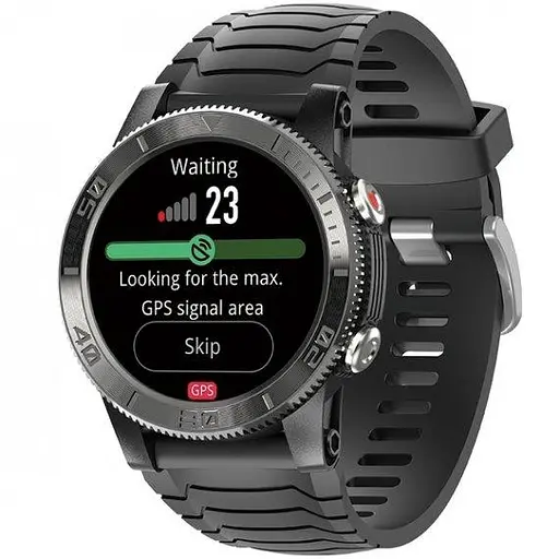 Чоловічий розумний наручний годинник North Edge Xpek з компасом (Чорний) - фото 2