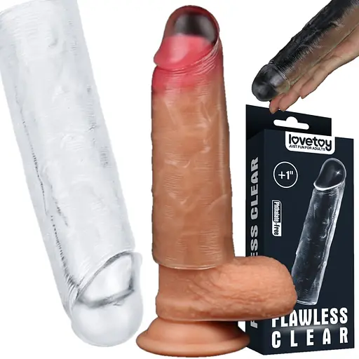 Насадка на пенис Lovetoy Add 1 Flawless 15.5 см прозрачный - фото 2