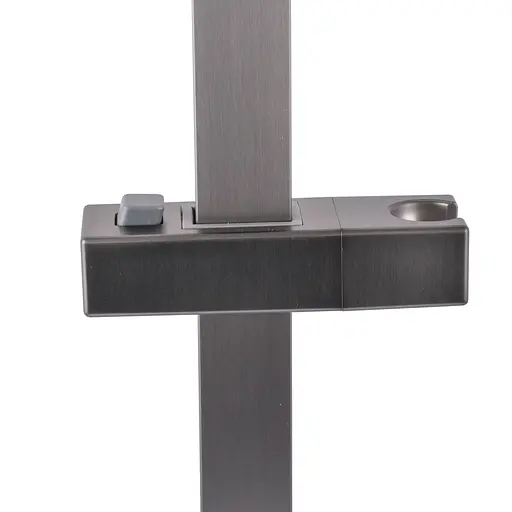 Душова стійка Globus Lux 1108-GP -Квадрат графіт із нержавіючої сталі SUS304 L-650мм в коробці Графит - фото 4