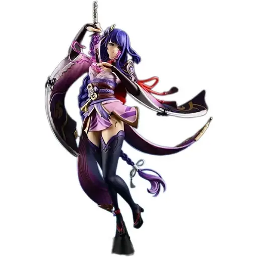 Коллекционная фигурка Геншин Импакт Райден Genshin Impact Raiden 28 см Китай FC GI R 28 - фото 1