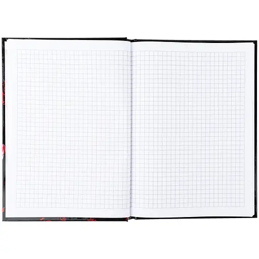 Книга записная Axent Red fleur А5 в клеточку 96 листов (8459-3-A) - фото 3