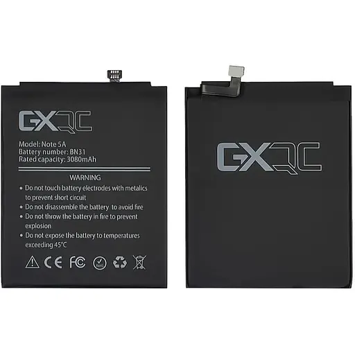 Акумулятор Xiaomi GXQC BN31 для Xiaomi Redmi Note 5A / Redmi S2 / Mi 5X / Mi A1