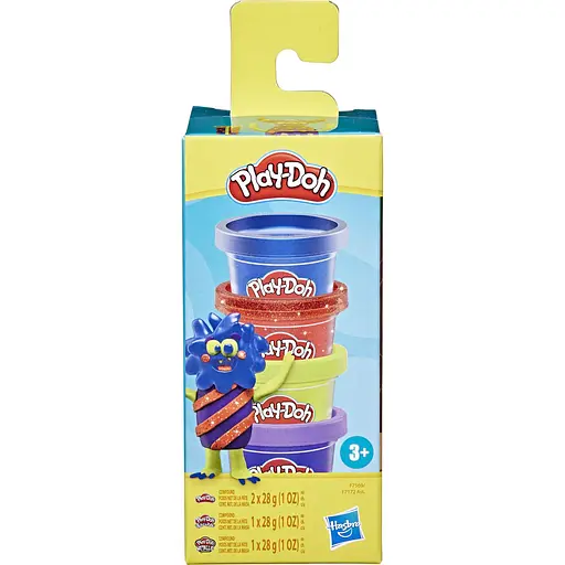 Набір пластиліну Hasbro Play-Doh Irresistible Mini Theme 2 4 шт. (F7172_F7569) - фото 3