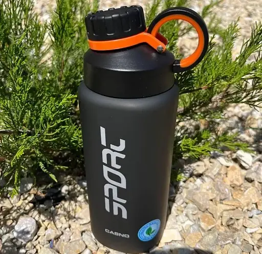 Пляшка для води Casno 800 мл KXN-1242 Чорна (KXN-1242_Black) - фото 2