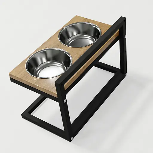 Hollky Flex M — миски на регульованій підставці для середніх собак (2 × 0.85 л) - фото 5