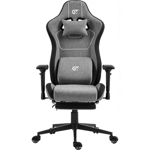 Геймерське крісло GT Racer X-2305 Fabric Gray/Black (X-2305 Fabric Gray/Black) - фото 2