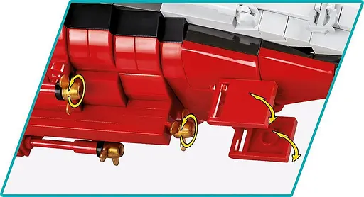 Конструктор COBI корабель Battleship TIRPITZ 1:300 4838 - фото 7