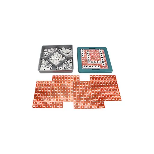 Детская развивающая игра филворд "Слова" ТехноК 2963TXK 162 фишки, 10 шаблонов - фото 4