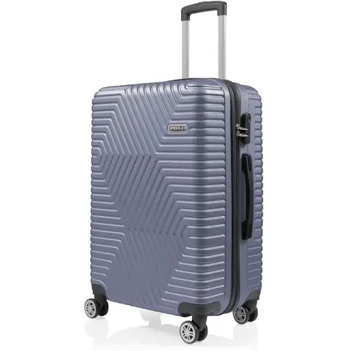 Валіза Середня (М) Полікарбонат На 4-х подвійних колесах 70л POLO ПК003-М Сірий