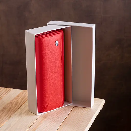 Кожаный женский кошелек ST Leather 10х18.5 см acs0014709 - фото 10