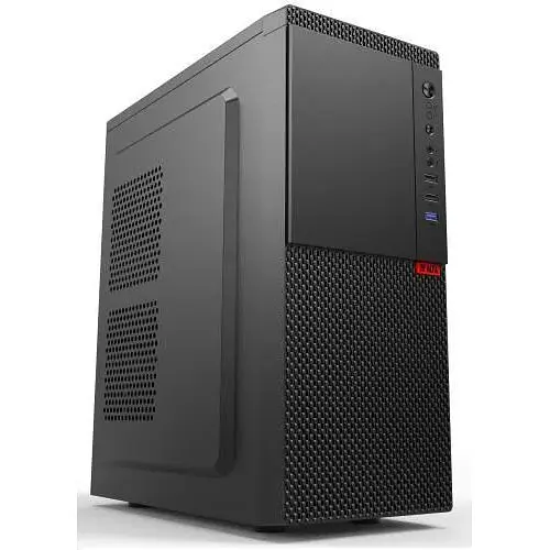 Корпус 2E ALFA (Е130), черный, без БП, Mid Tower, для ATX/Micro ATX/Mini ITX, 1x80 мм Fan (2E-E130) - фото 1