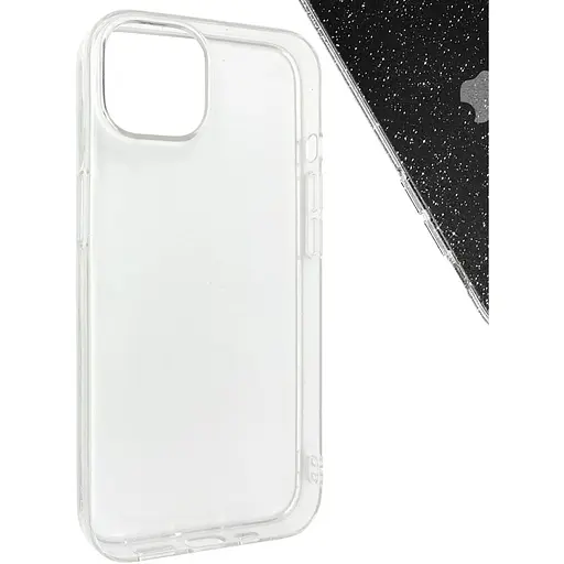 Чехол-накладка Molan Cano Silicone Jelly Glitter Clear Case для Apple iPhone 13 (clear) - фото 3