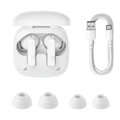 Навушники бездротові Baseus Bowie E20 білі (A00069700223-00) - фото 6