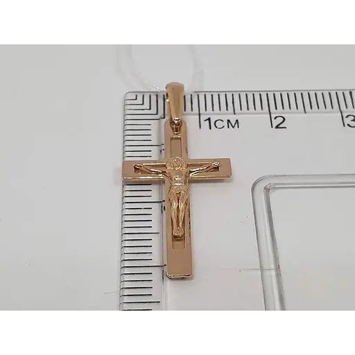 Золотий хрестик Favoritum Розп'яття Христа. 133-ИС - фото 4