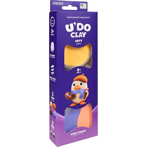 Набір для ліплення Strateg U'DO Clay Качині історії Арті (31080) - фото 1