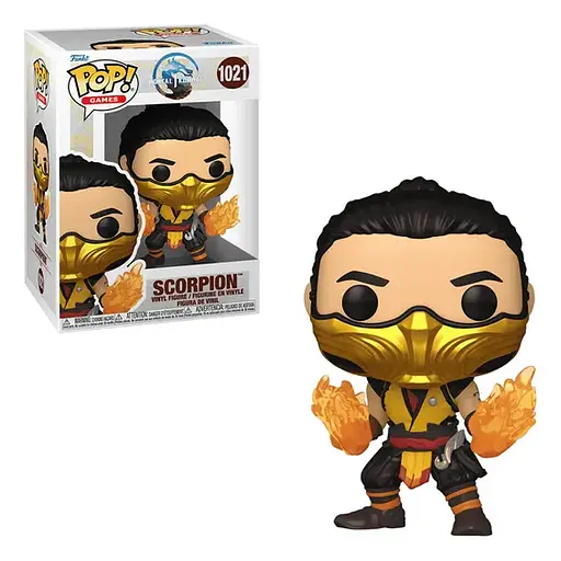 Фігурка Funko Pop Мортал Комбат Скорпіон Mortal Kombat Scorpion 10 см MK S 1021