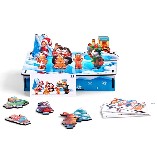 Развивающая игра "Новогодняя панорама" (ПСД230) PSD230, 24 задания - фото 4