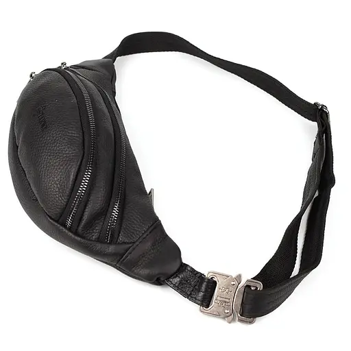 Шкіряна чоловіча сумка на пояс TARWA 11х30х5 см nsa0001310 - фото 7