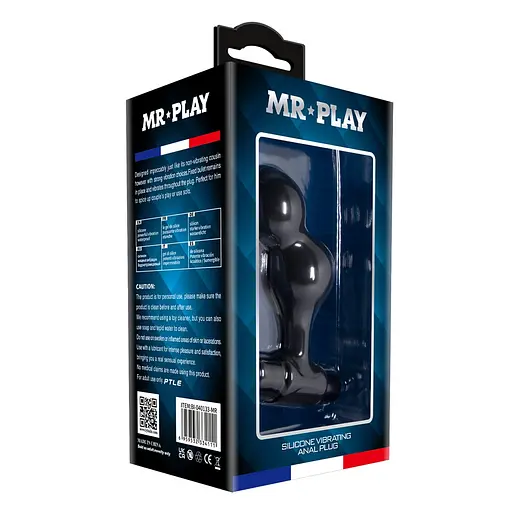 Анальна пробка MR Play Super Rower 10 см (чорний) - фото 8