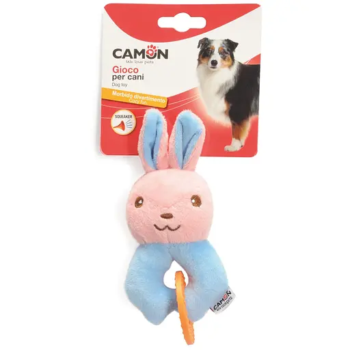Іграшка для собак Camon кролик та віслючок з пищалкою в асортименті 18 см (AH451) - фото 2
