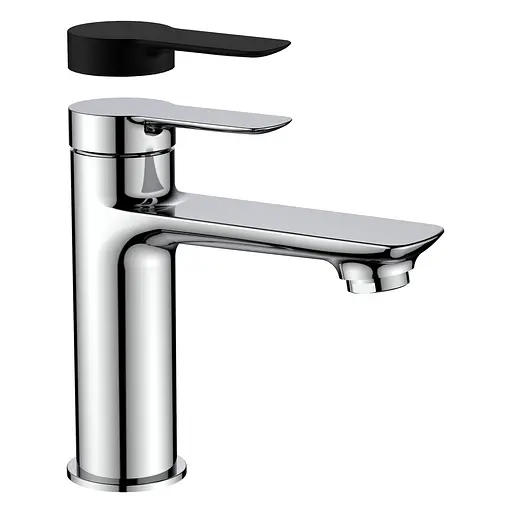 Смеситель для умывальника Volle Libra 15201100 Черный - фото 1