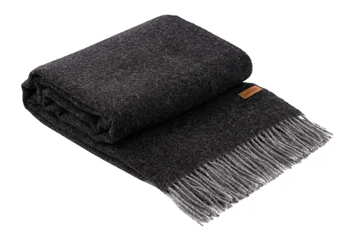 Плед Ardesto Leonardo Doubleface 140x200 см 100% шерсть черно-серый (ART0403LD) - фото 4