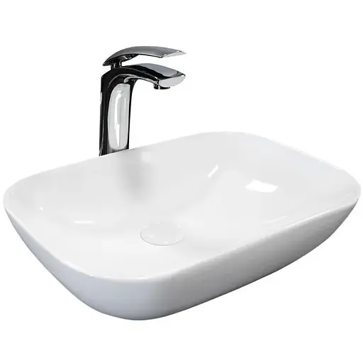 Умивальник Rea Celia slim накладний білий REA-U1952, Білий - фото 1