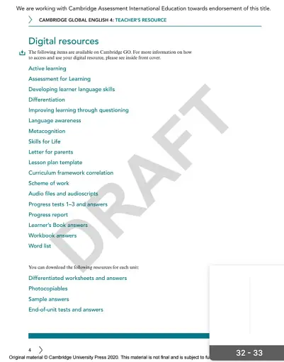 Cambridge Global English 4. Teacher's Resource with Digital Access - фото 3