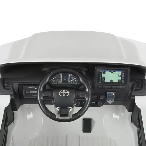 Электромобиль детский Bambi Джип Toyota M 4919EBLR-1 с пультом управления Белый - фото 5