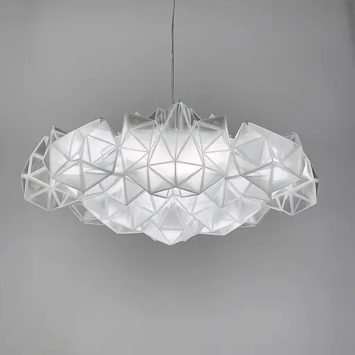 Дизайнерська люстра DRUSA Line.F Колір корпусу Білий - фото 4