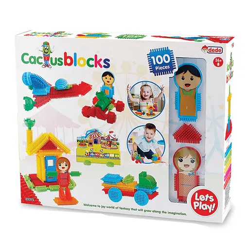 Конструктор Dede Cactus Парк розваг 100 елементів (3315) - фото 5