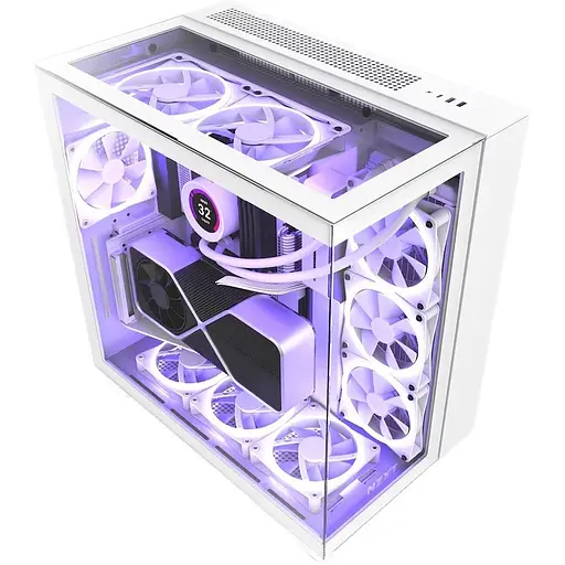 Корпус NZXT H9 Elite White (CM-H91EW-01) без БЖ