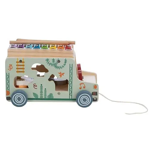 Дерев`яна вантажівка FreeON з ксилофоном, multicolour - фото 4