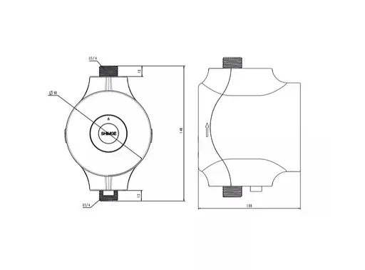 Рециркуляционный насос Shimge HBS24-12 - фото 4
