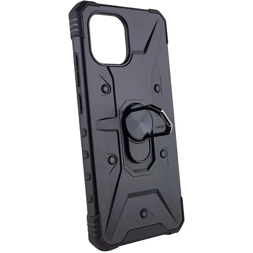 Ударостійкий чохол Pathfinder Ring для Samsung Galaxy A04 Чорний / Black - фото 2