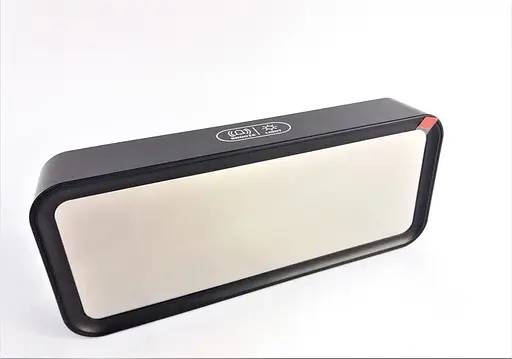 Зеркальные настольные часы Led Mirror Clock DT-6508 цифровые с зеленой подсветкой - фото 2